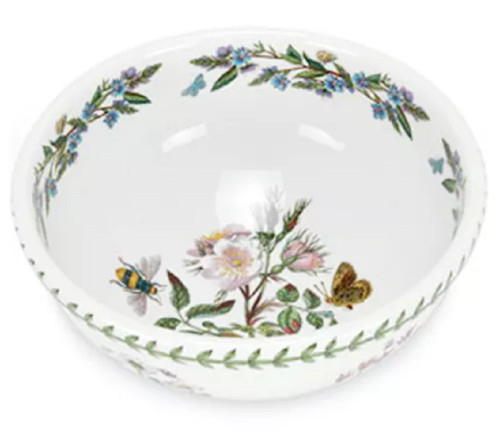 Portmeirion Botanic Garden 9" Salad Bowl - Dog Rose Motif (60310DOGROSE)