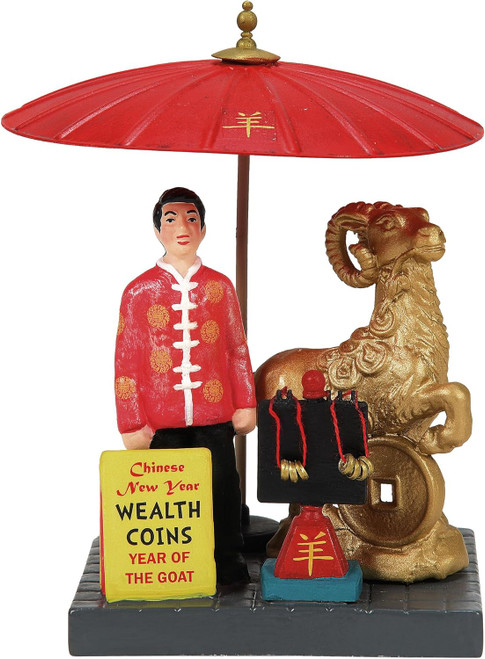 Department 56 Christmas In The City Figurine, Luck Necklaces Are The GOAT (6015655)