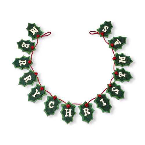 TAG Felt Garland, Merry Christmas (G20423)
