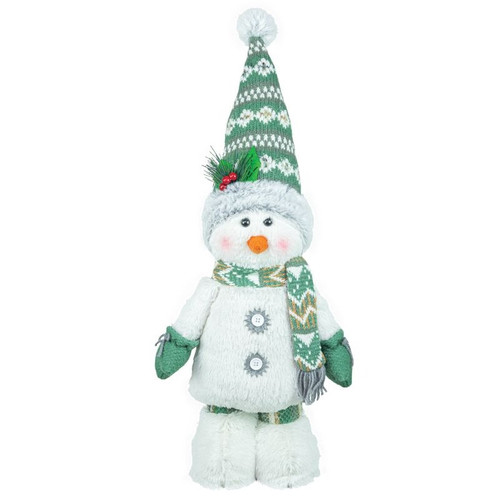Hanna's Handiworks Stander, Winter Frost Snowman - Pointy Hat (15059B)