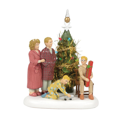 Department 56 Christmas Story Figurine, Family Opens Their Gifts (6015617) Department 56 Christmas Story Figurine, Family Opens Their Gifts (6015617)