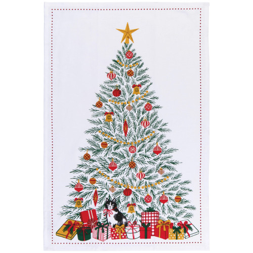 Now Designs Dishtowel, Festive Fir Christmas (NKT3912D)