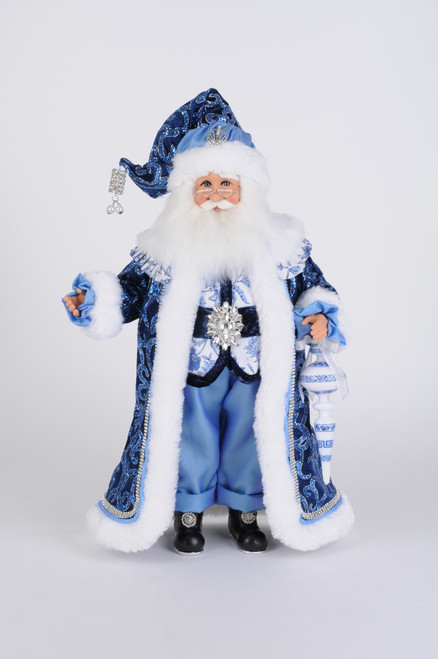 Karen Didion Jeweled Chinoiserie Santa (CC18-87)