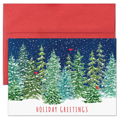 Masterpiece Studios Boxed Holiday Cards, Snowy Trees (992800)