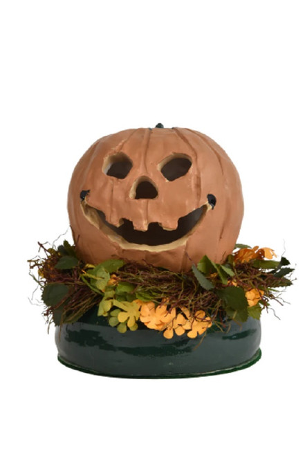 Byers' Choice Lighted Pumpkin Round (HP3)