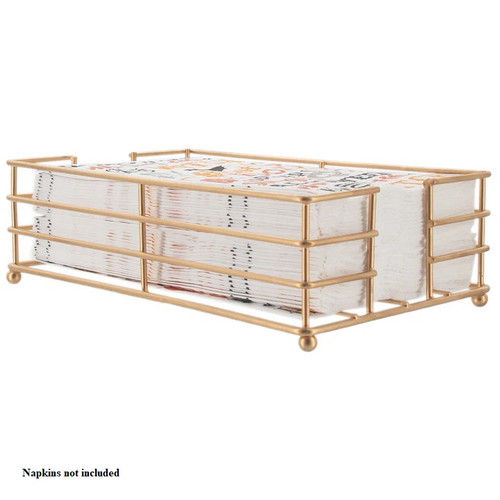 Boston International Guest Towel Caddy - Metro Gold (BID51)