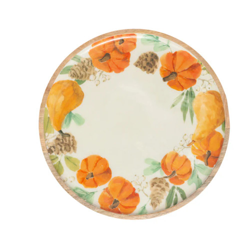 Boston International Platter, Harvest Leaves - Round (BAK25363) Boston International Platter, Harvest Leaves - Round (BAK25363)