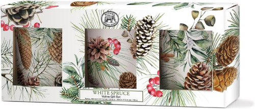 Michel Design Works White Spruce Votive Gift Set (829362)