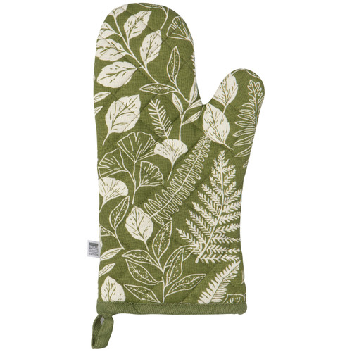 Now Designs Spruce Oven Mitt, Fern & Frond (NOM4195D)
