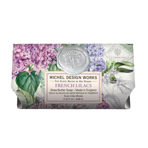 Michel Design Works Large Bath Soap Bar, French Lilacs (802441)