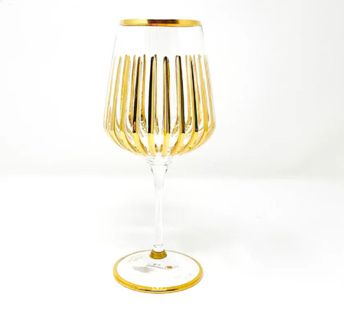 Gage Timeless 24K Gold Venetian Spritz Wine Glass, 13 oz (PCVA721)