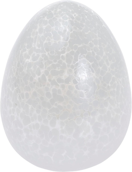 Boston International Easter Large Speckled White Glass Egg (DAL25137)
