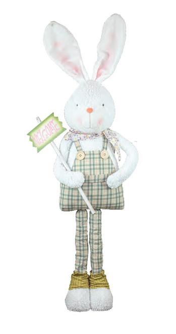 Hanna's Handiworks Stretch Leg Bunny, Country Charm - Boy (65534B)