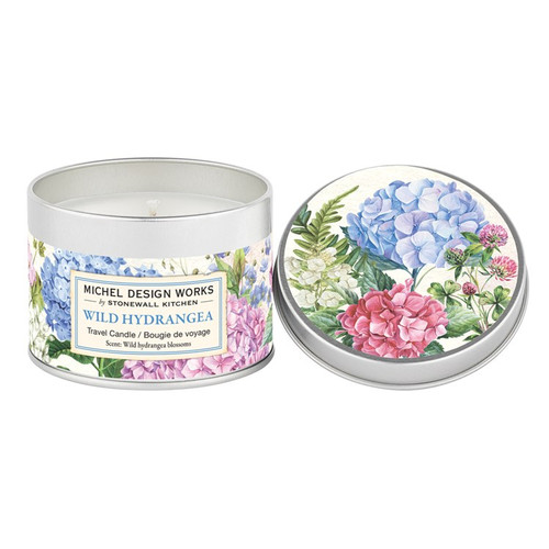 Michel Design Works Travel Candle, Wild Hydrangea (849420)