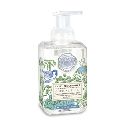 Michel Design Works Foaming Hand Soap, Cotton & Linen (801417)