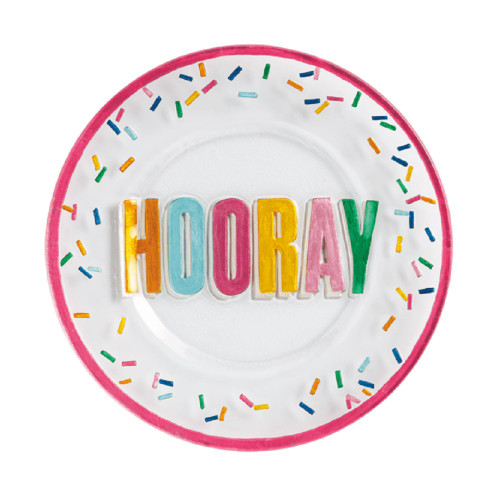Mud Pie Hooray Confetti Round Platter (42200221)