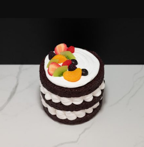 Just Dough It Replica Triple Layer Chocolate Cake With Fruit (W0320)