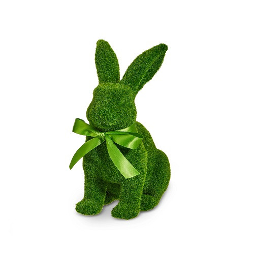 Raz Imports Moss Rabbit, Standing Up (4654034A)