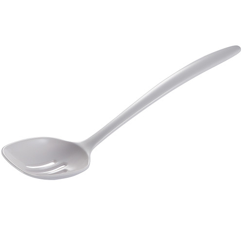 Gourmac 12" Melamine Slotted Spoon, White (3532WH)