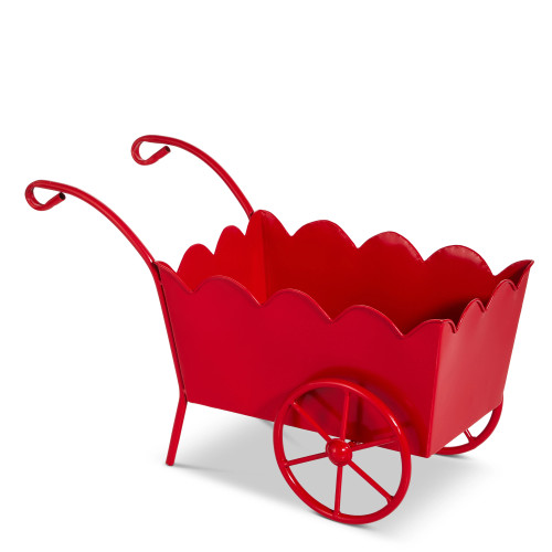 RAZ Imports Scalloped Wagon, Red (4625942)