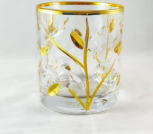 Gage 24kt Gold Venetian Shot/Liquor Glass, Tree of Life (PCVA56GOLD)