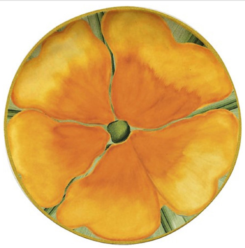 Merritt Botanic Garden 8.5" Salad Plate - Orange (19591)