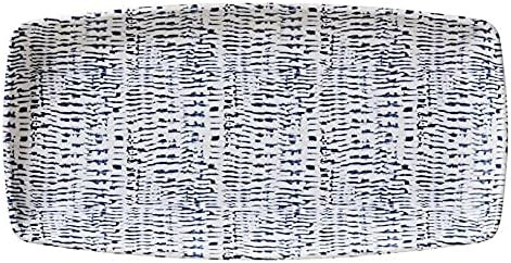 Merritt Tribal Blue Appetizer Tray (20326)