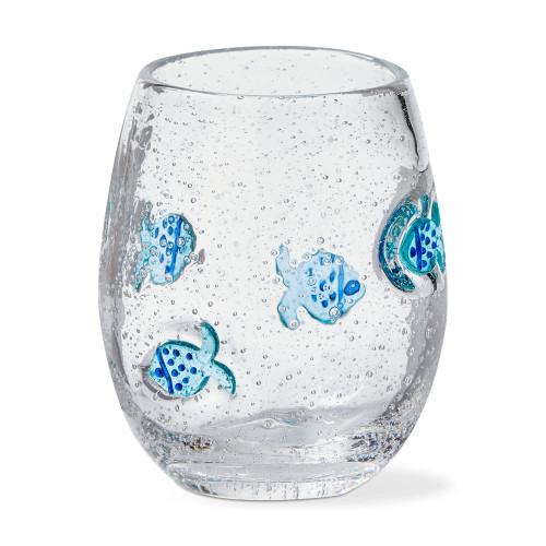 TAG Stemless Bubble Wine Glass, Fish (G20860)