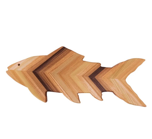 Wooden River Fish Charcuterie Board (576)