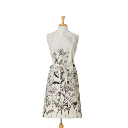 TAG Black Botanical Apron (G21247)