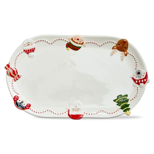 TAG Oval Platter, Holiday Cheer (G22066)