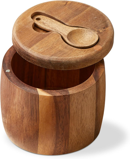 TAG Acacia Wood Salt Cellar (G21090)
