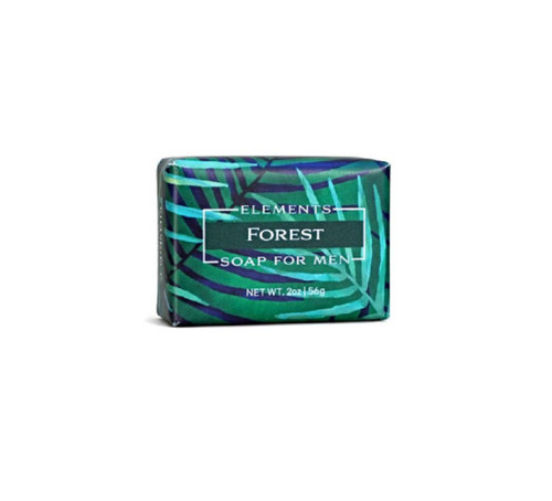 Greenwich Bay Elements Forest Soap for Men, 2 oz Mini Bars, Set of 2 (R5J032)