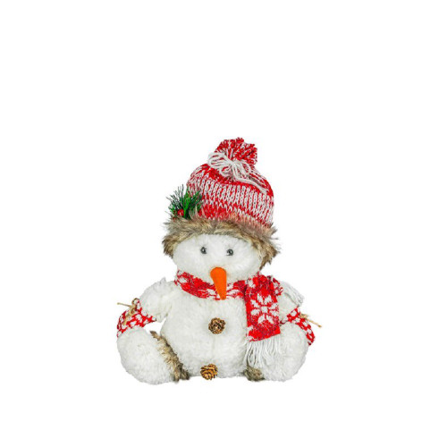 Hanna's Handiworks Snowy Snuggle Buddy Sitter with Round Cap (16507A)