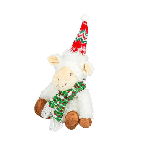 Hanna's Handiworks Yuletide Friends Sheep Sitter with Red Hat (16456B)