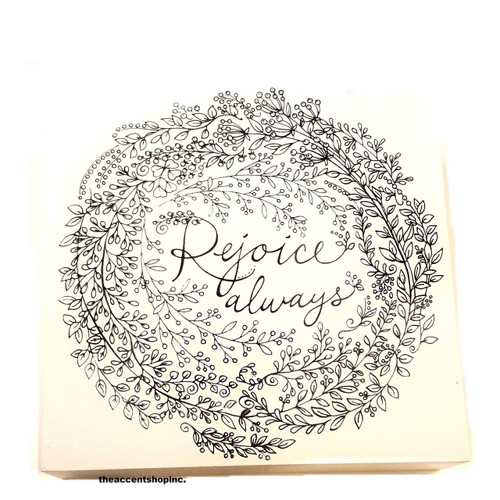 Roman Inc. Rejoice Coloring Plaque