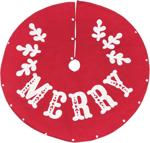 C&F Home Nordic Merry Christmas Tree Skirt 54" (A842632663R)