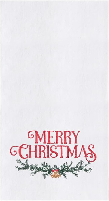 C&F Home Flour Sack Kitchen Towel, Christmas Garland (C861711215)