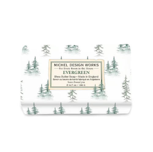 Michel Design Works Medium Bath Soap Bar, Evergreen (858462)