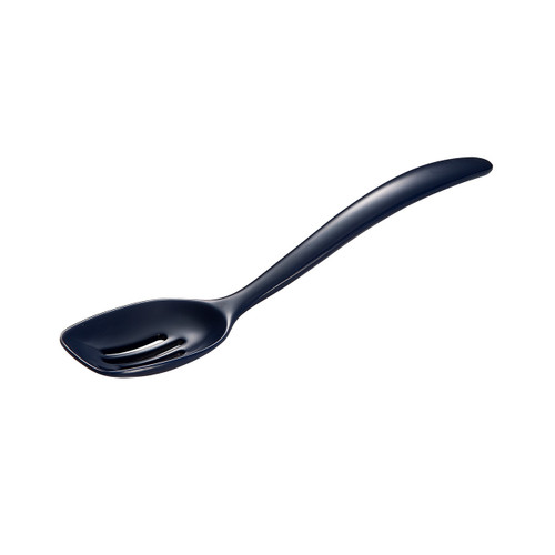 Gourmac 7.5" Melamine Mini Slotted Spoon, Cobalt (3516CB)