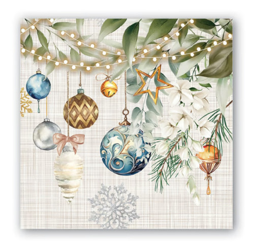 Michel Design Works Paper Beverage Napkins, Peace on Earth - 2 Packs (814445)