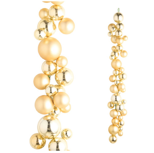 RAZ Imports 4' Gold Ball Garland (G3832770)