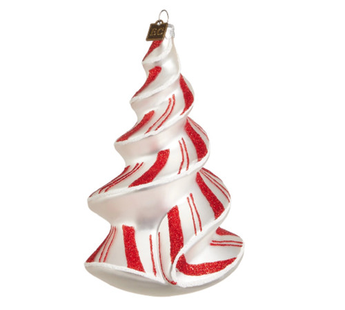 RAZ Imports EC 6.5" Candy Cane Spiral Tree Ornament (4653208)