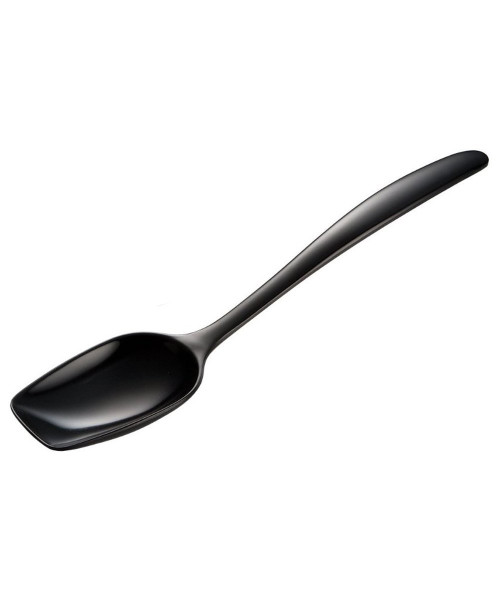 Gourmac 7.5" Melamine Mini Spoon, Black (3517BK)