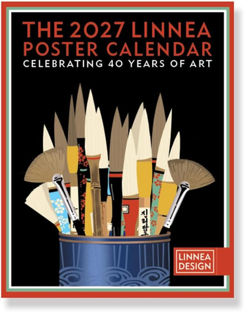 Linnea Designs 2027 Poster Calendar 11 x 14" (W27P)