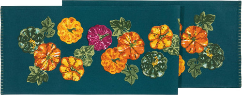 Now Designs by Danica Table Runner, Harvest Gourds (NTR4417D)