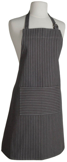 Now Designs by Danica Chef's Apron, Granite Gray Pinstripe (2500963)