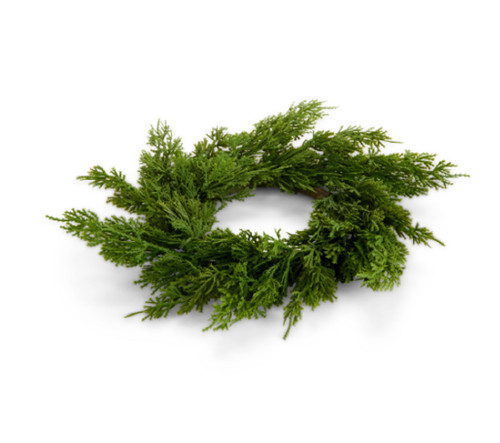 RAZ Imports 12" Cedar Mini Wreath Candle Ring (4641766)