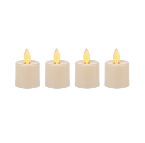 Ganz Flickering Flame Tealights, 4 pc Set (LLR1583)