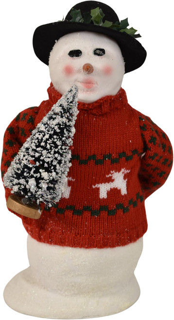 Byers' Choice Snowman with Tree - 7.5" (SN3264)